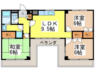 コスモハイツの物件間取画像